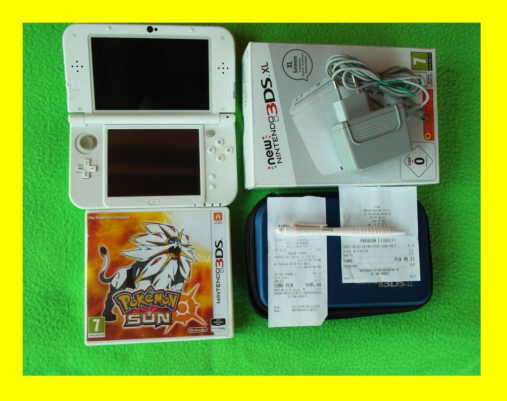 New Nintendo 3DS XL Pokemom SUN Wysyłka GRATIS!