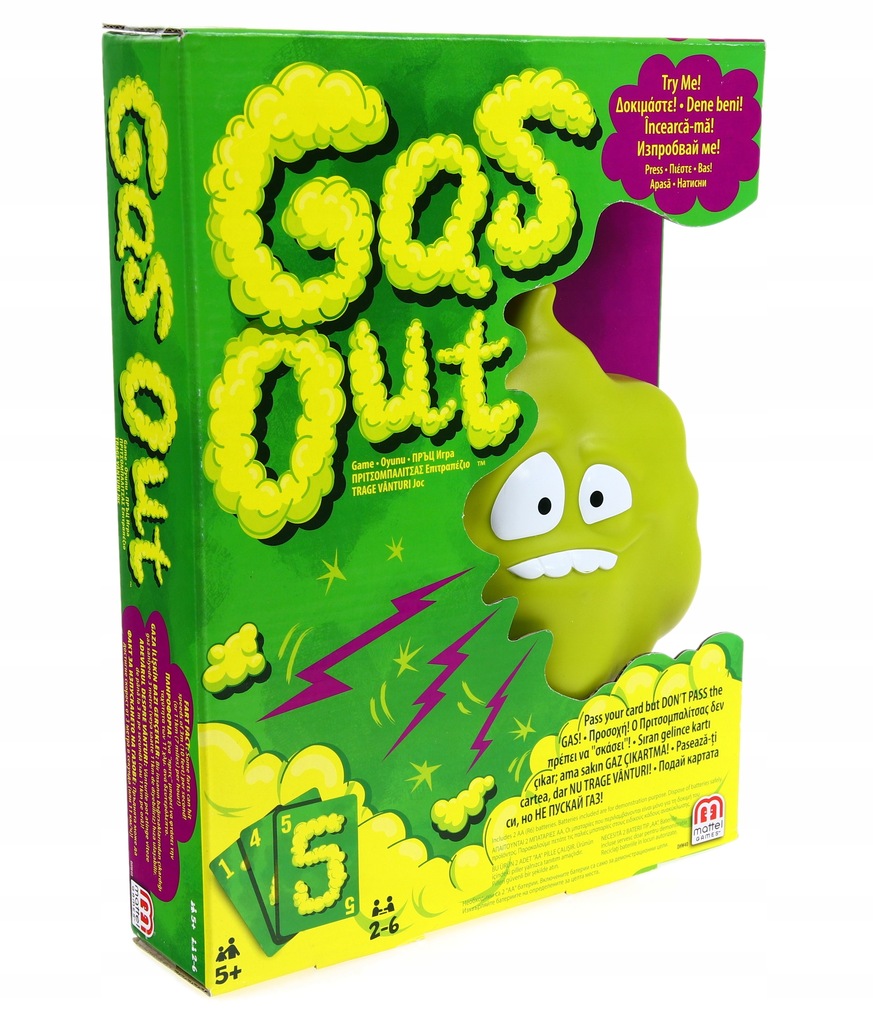 Mattel Gra rodzinna PIERDZIOSZEK Gas Out