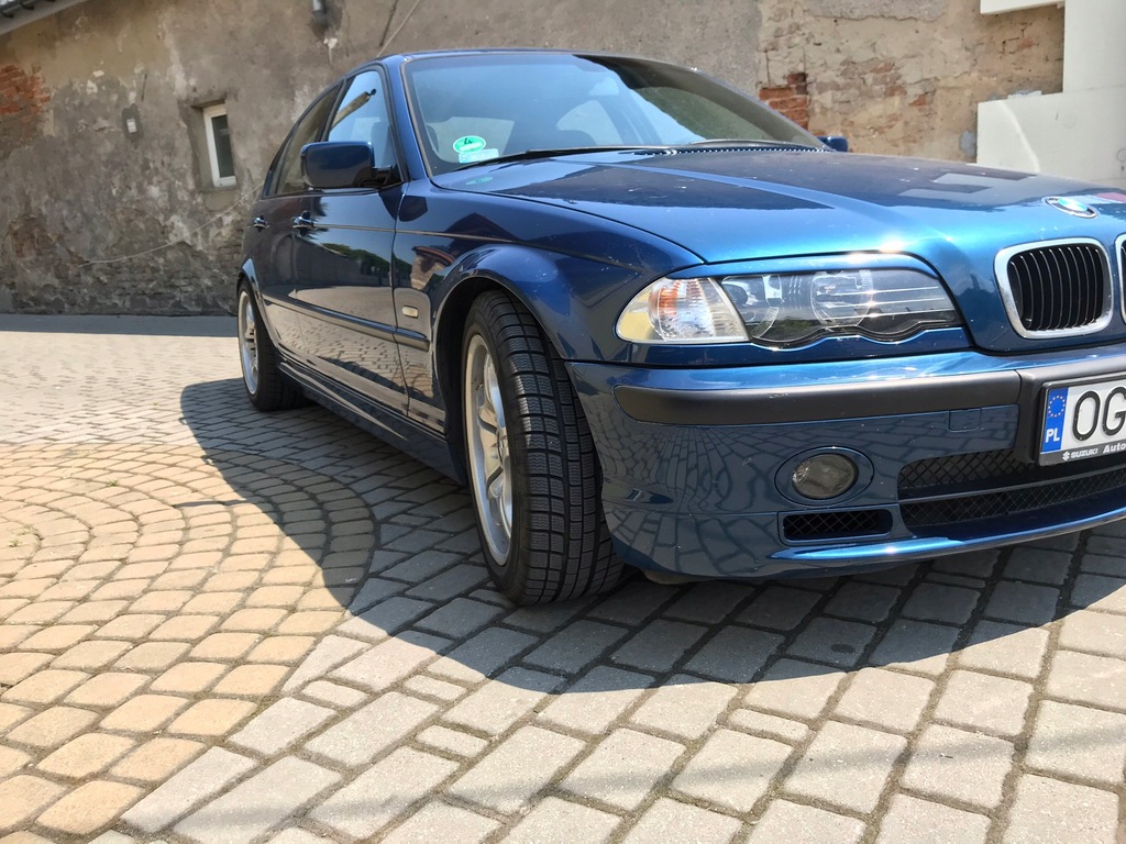 BMW E46 2.0D 2000r SERIA 3 Mpakiet CZARNY ŚRODEK