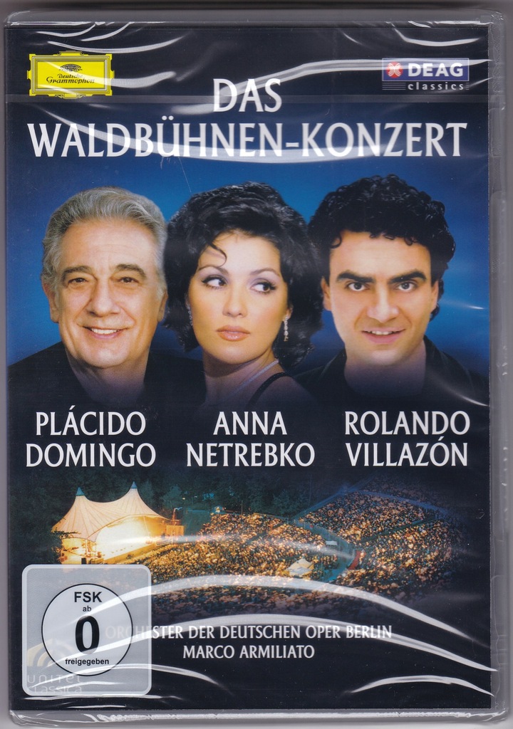 Domingo Netrebko Villazon Berlin Concert DVD FOLIA