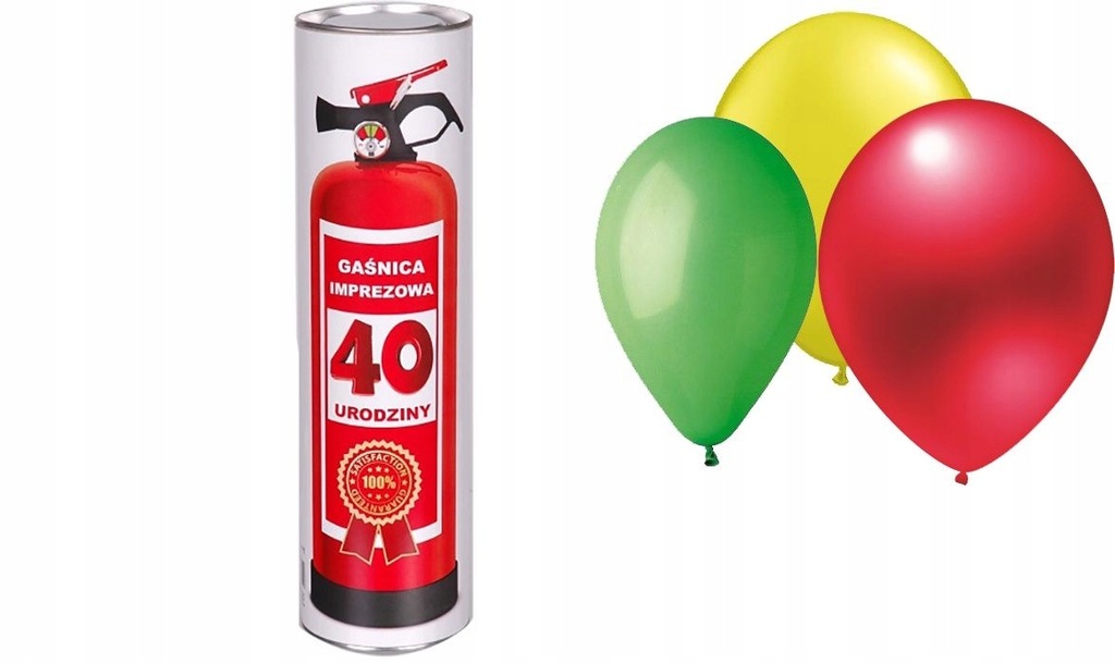 GAŚNICA TUBA OPAKOWANIE NA WÓDKĘ PREZENT NA 40