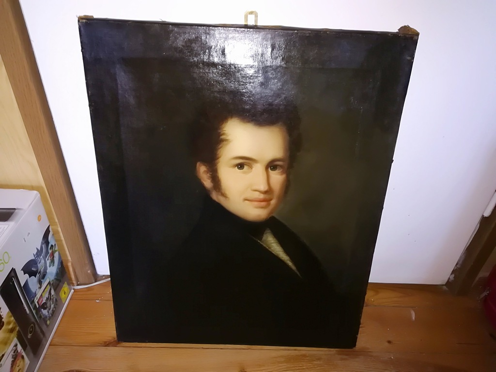 Romantyczny portret młodzieńca  I poł. XIX w.