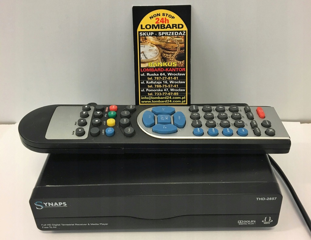 Dekoder DVB-T Synaps THD-2857 Pilot Wrocław