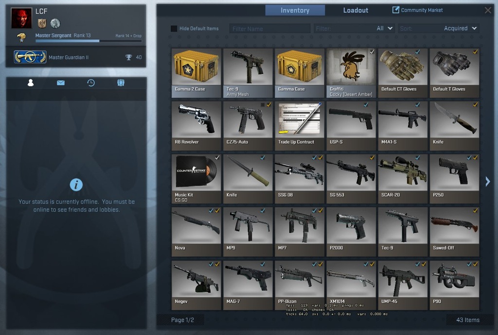 Konto CS:GO KAŁACH W LAURACH MG2