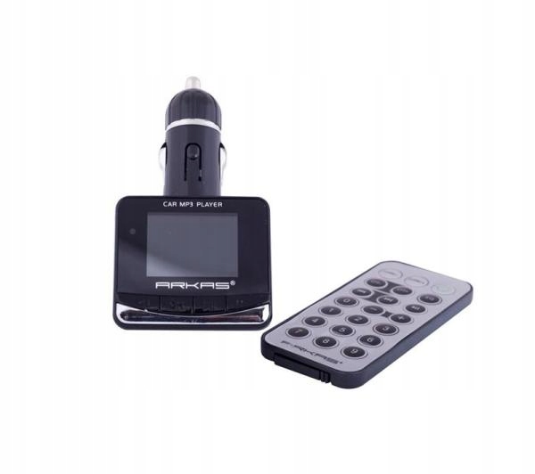 TRANSMITER FM ARKAS T893 RDS USB KOLORU CZARNEGO