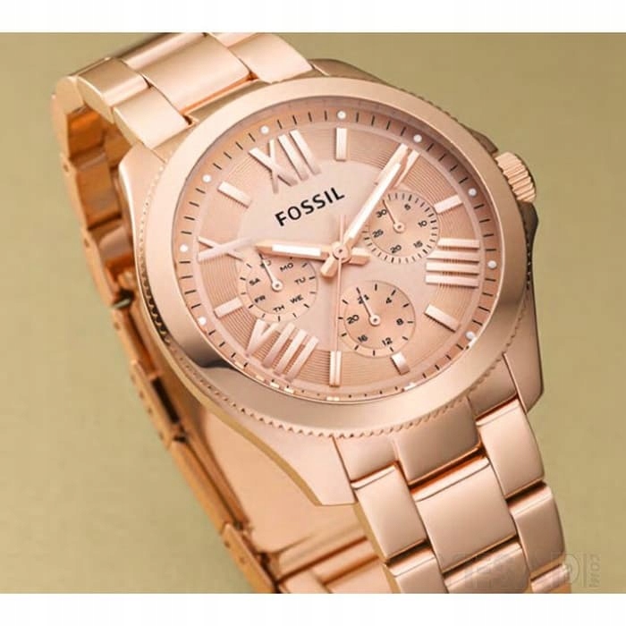 Zegarek damski Fossil AM4511 - rose gold