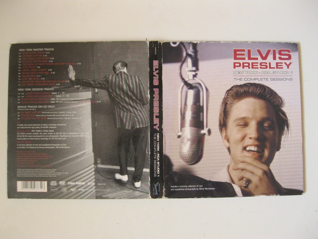 ELVIS PRESLEY -NEW YORK -RCA STUDIO 1 CD+DVD-RAR!!
