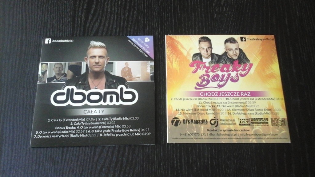 D-BOMB - CAŁA TY SINGIEL CD FREAKY BOYS