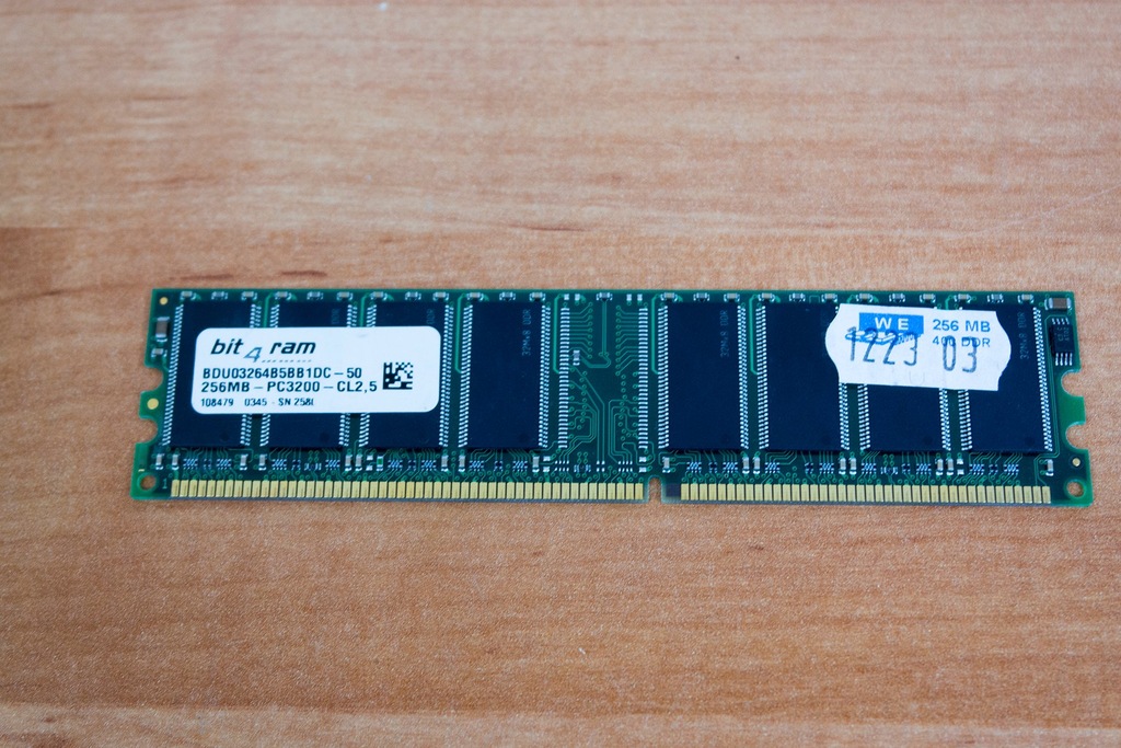 Pamięć RAM bit4ram 256MB BDU03264B5BB1DC - 50