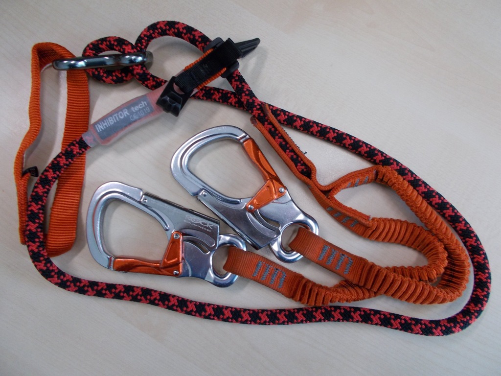 Lonża Via Ferrata Rock Empire INHIBITOR TECH Wa-Wa