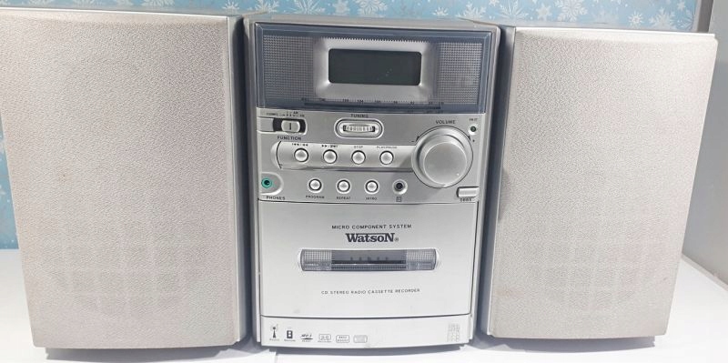 MINI WIEŻA WATSON CO1651M + 2 GŁOŚNIKI