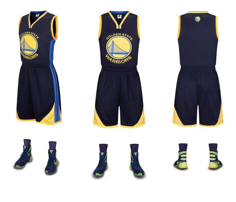 Strój koszykarski NBA GOLDEN STATE WARIORS 185 4XL