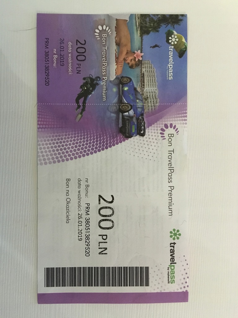Bon voucher TravelPass Premium