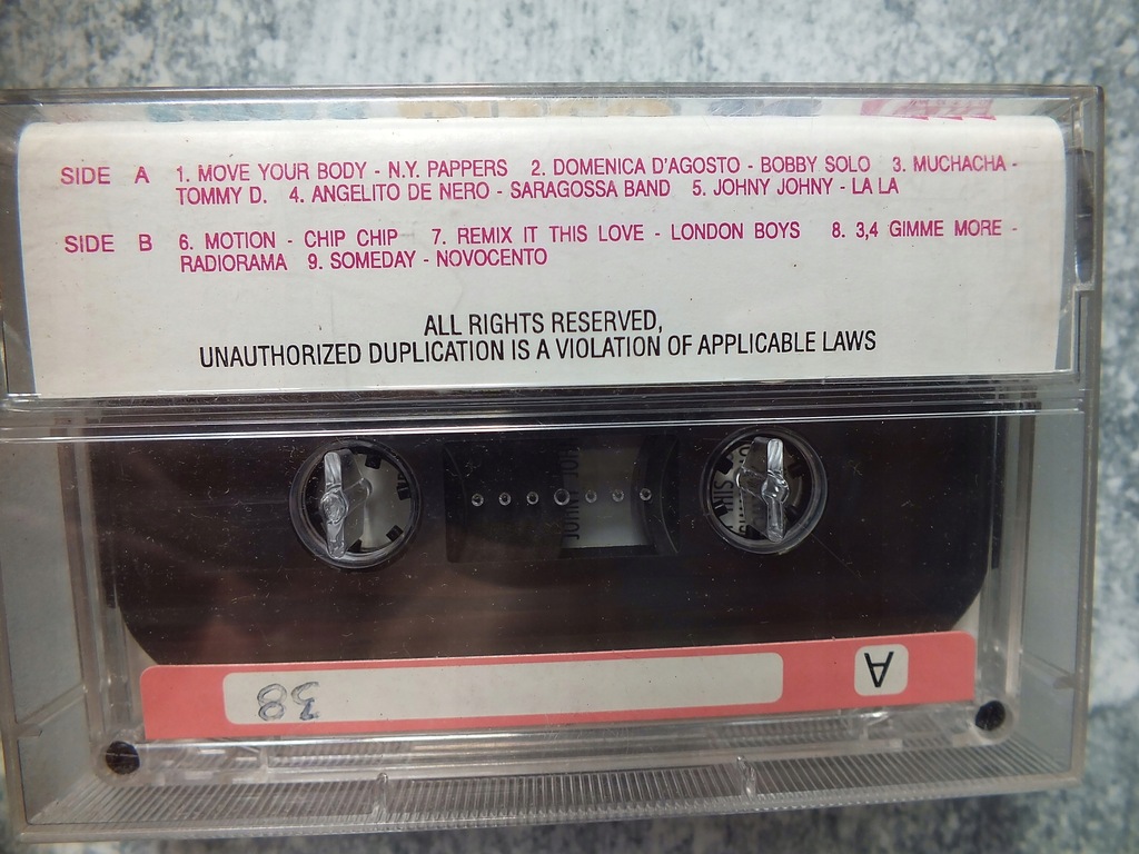 zestaw 15 szt. kaset disco takt lata 80-90 - 7516364481 - oficjalne