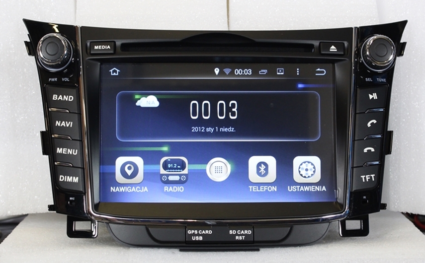 HYUNDAI I30 201215 RADIO NAWIGACJA GPS+BT Android