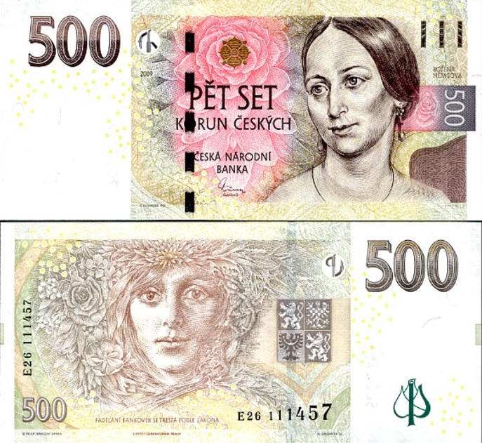 ファッション姫 通販 CZECHY - 500 KORON -2009- P-24- UNC - 6921108541 - oficjalne 世界