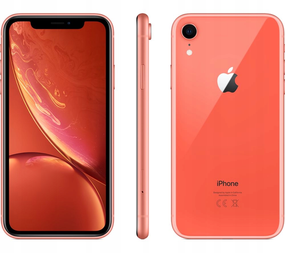 APPLE IPHONE XR 64GB CORAL FOLIA NOWY GW24 ISPOT