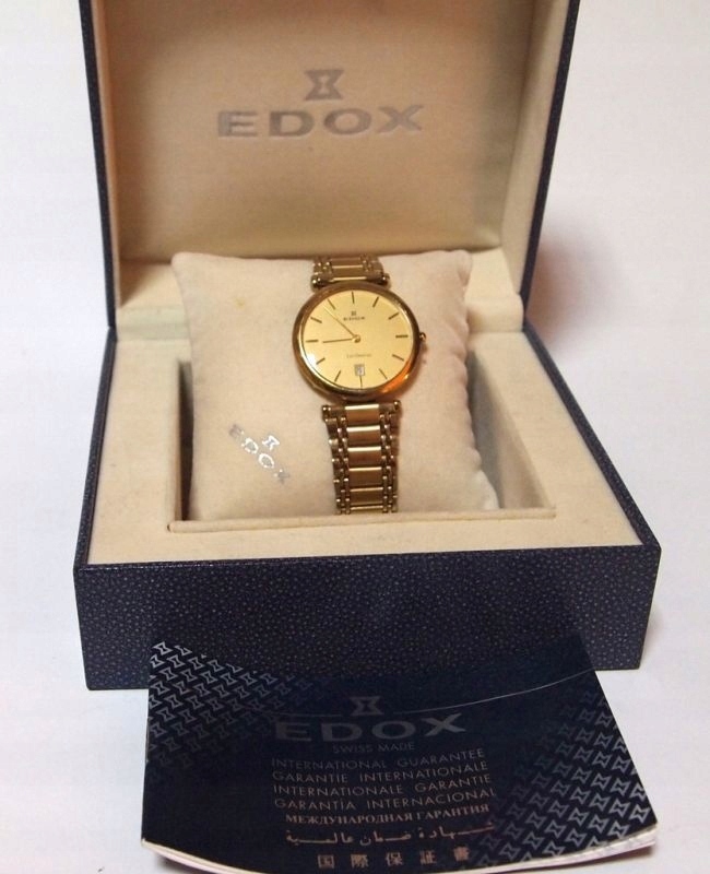 ZEGAREK EDOX LES GENEVEZ 71269 + PUDEŁKO, PRZECEN
