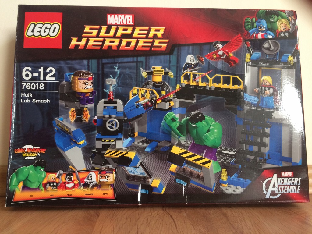 Lego Hulk Lab Smash- 76018
