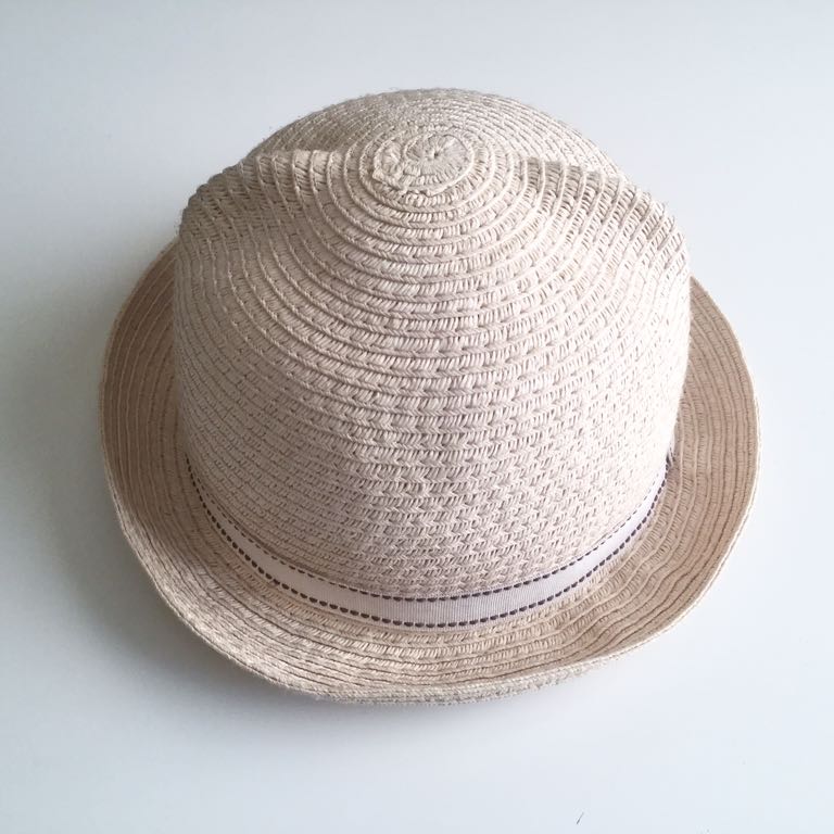 Słomkowy kapelusz Zara uszka 104 51cm