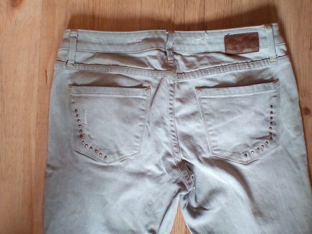 Converse spodnie jeansy fajne przetarcia M