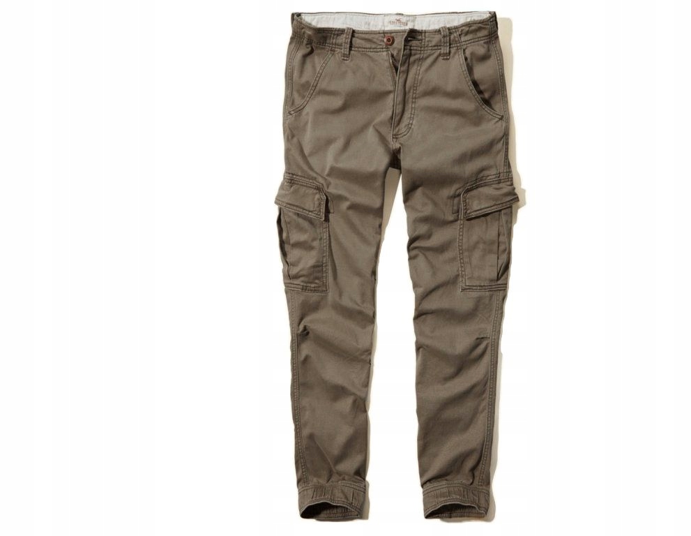 Hollister Abercrombie Spodnie Męskie Joggers 31