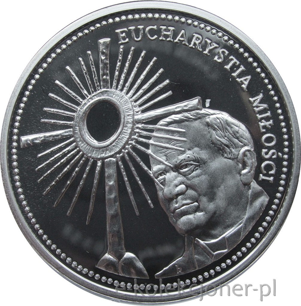 NUMIZMAT JAN PAWEŁ II - EUCHARYSTIA MIŁOŚCI