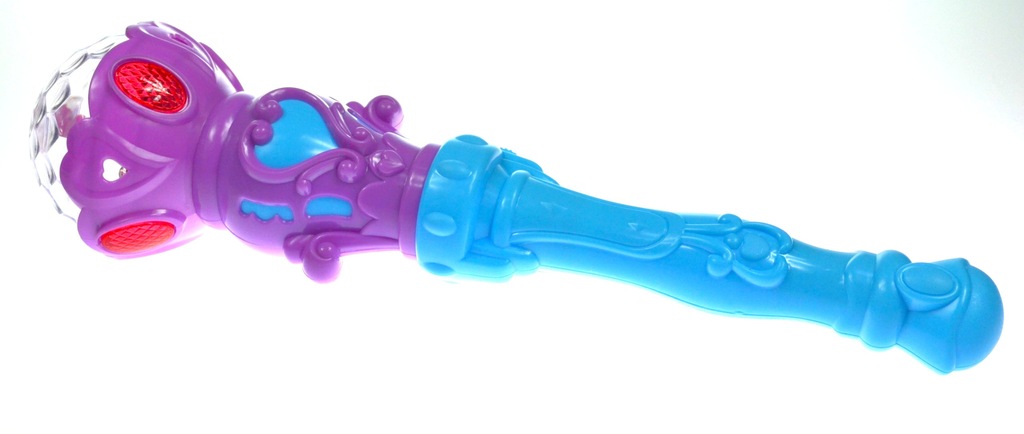 DUŻA MAGICZNA RÓŻDŻKA ŚWIECĄCA KULA + BATERIE 3D