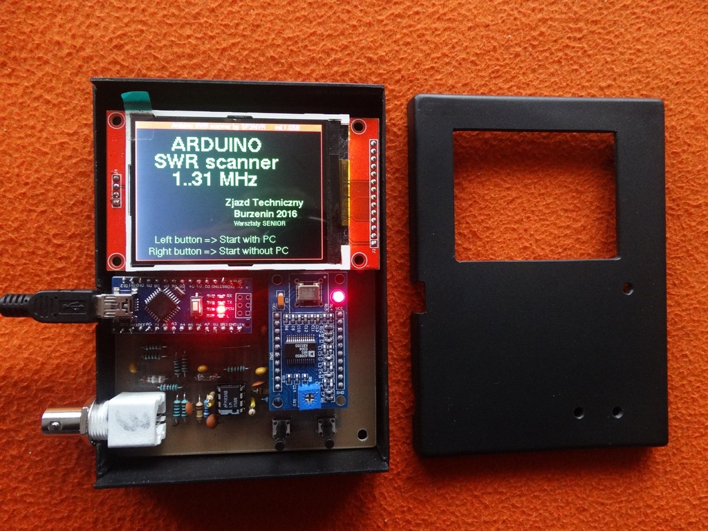 Analizator antenowy - SWR scanner Arduino