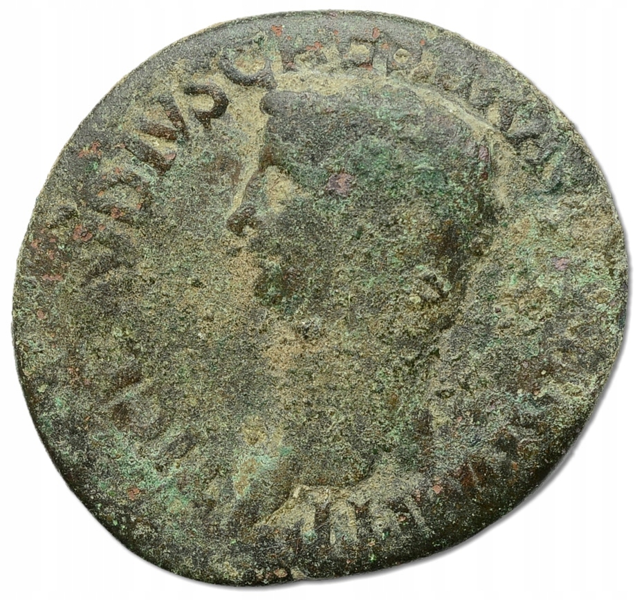 19.RZYM, KLAUDIUSZ, AS 41 -54 (?) LIBERTAS AUGUSTA