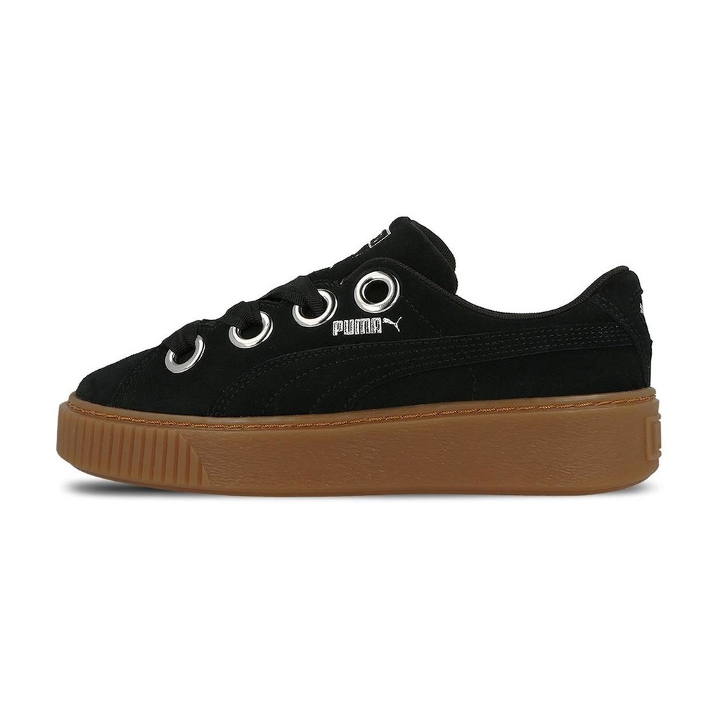 puma platform kiss suede