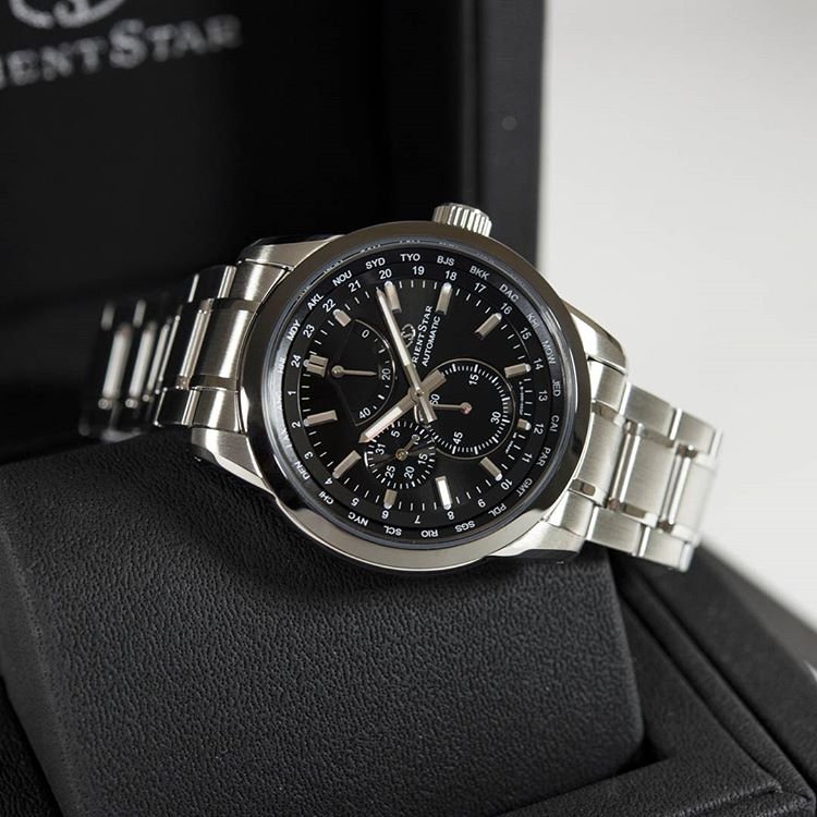 ORIENT STAR. World Time. SJC00001B0. 10 ATM. New 7092647357