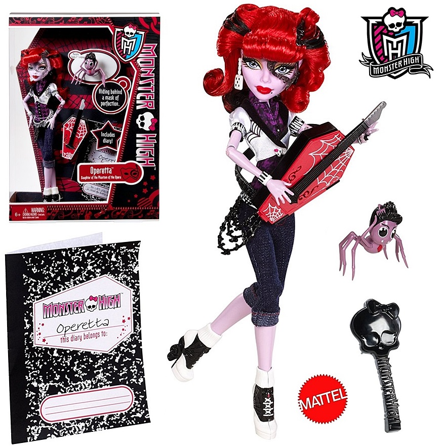 Mattel Monster High LALKA OPERETTA X4644 UNIKAT