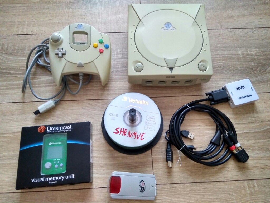 SEGA Dreamcast VGA HDMI zestaw