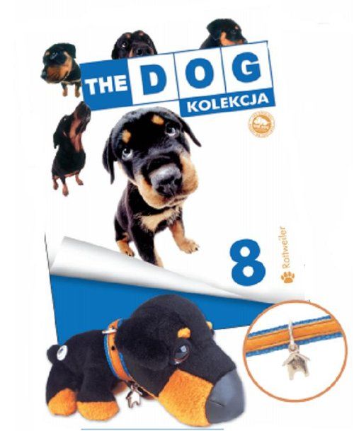 THE DOG Kolekcja  Rottweiler pluszowy szczeniak