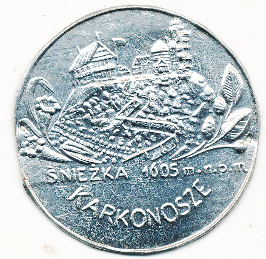 Karkonosze Śnieżka 1605 m n. p. m.średn.36 mm.
