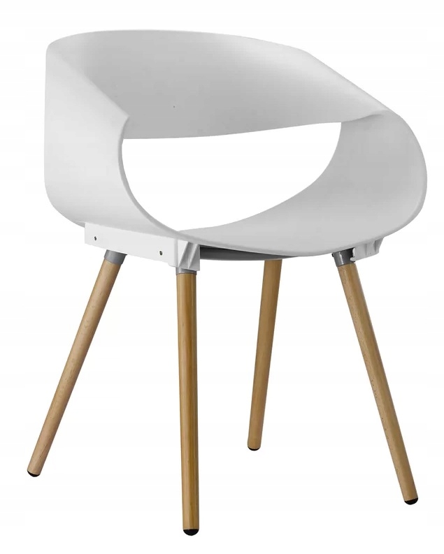 Krzesło gięte design z tworzywa do biura 2 GAT