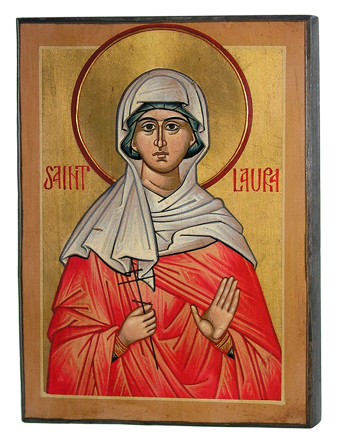 święta Barbara Jest Także Ich Patronką Chociaż Pracują Na Statkach IKONA ŚWIĘTA LAURA PATRONKA DEDYKACJA CHRZEST - 7321629573 - oficjalne