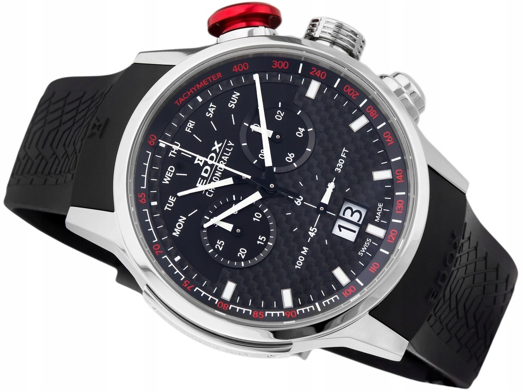 MĘSKI ZEGAREK EDOX 38001 TIN NIN CHRONORALLY TYTAN