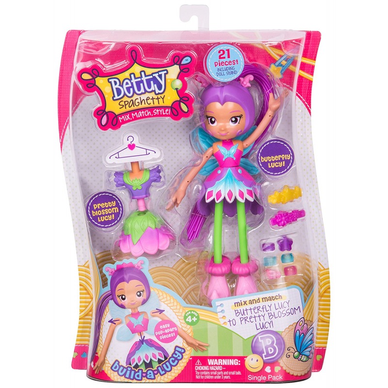 BETTY SPAGHETTY LUCY MOTYLEK KWIATUSZEK AKCESORIA