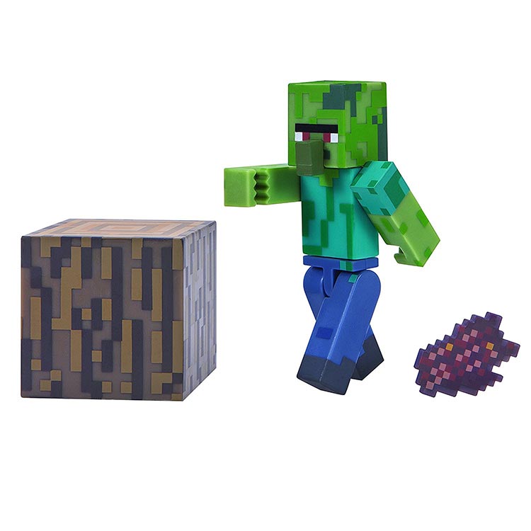 MINECRAFT - figurka ZOMBIE WIEŚNIAK