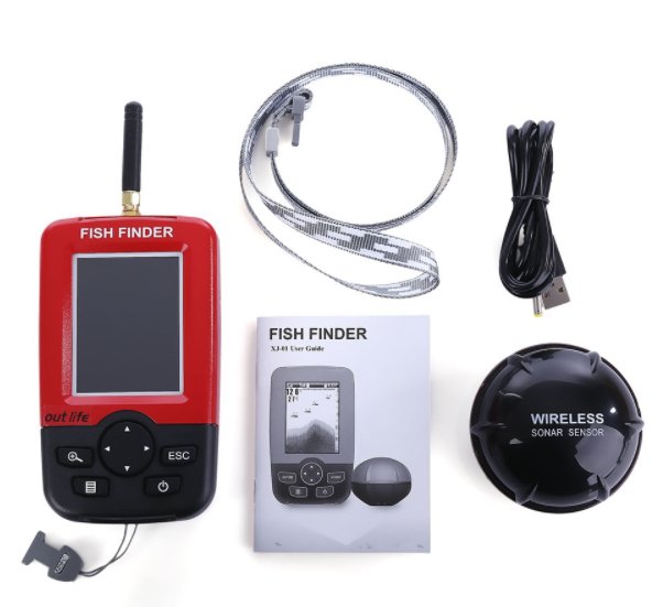 ECHOSONDA FISH FINDER SONAR WYKRYWACZ RYB WI-FI