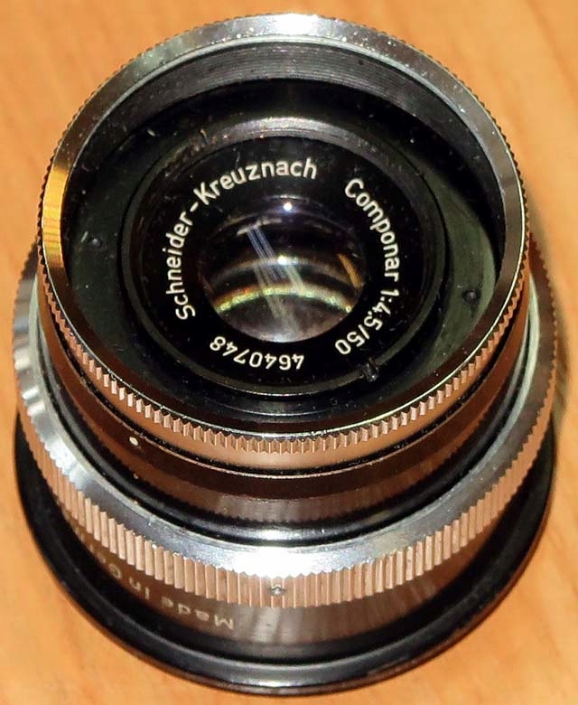 COMPONAR 50 mm, f=1:4.5, Schneider-Kreuznach