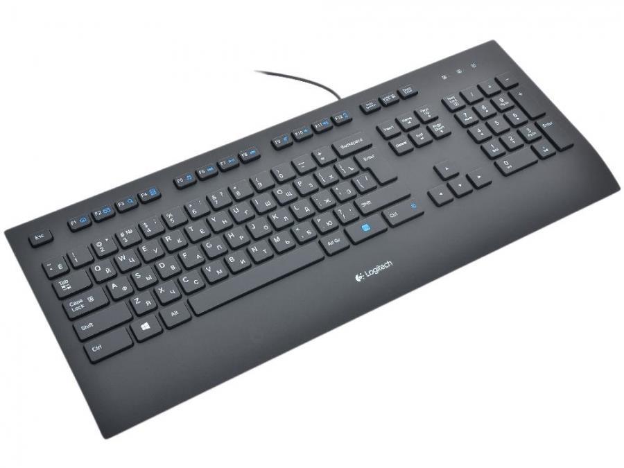 Płaska cicha klawiatura Logitech Comfort K280 USB