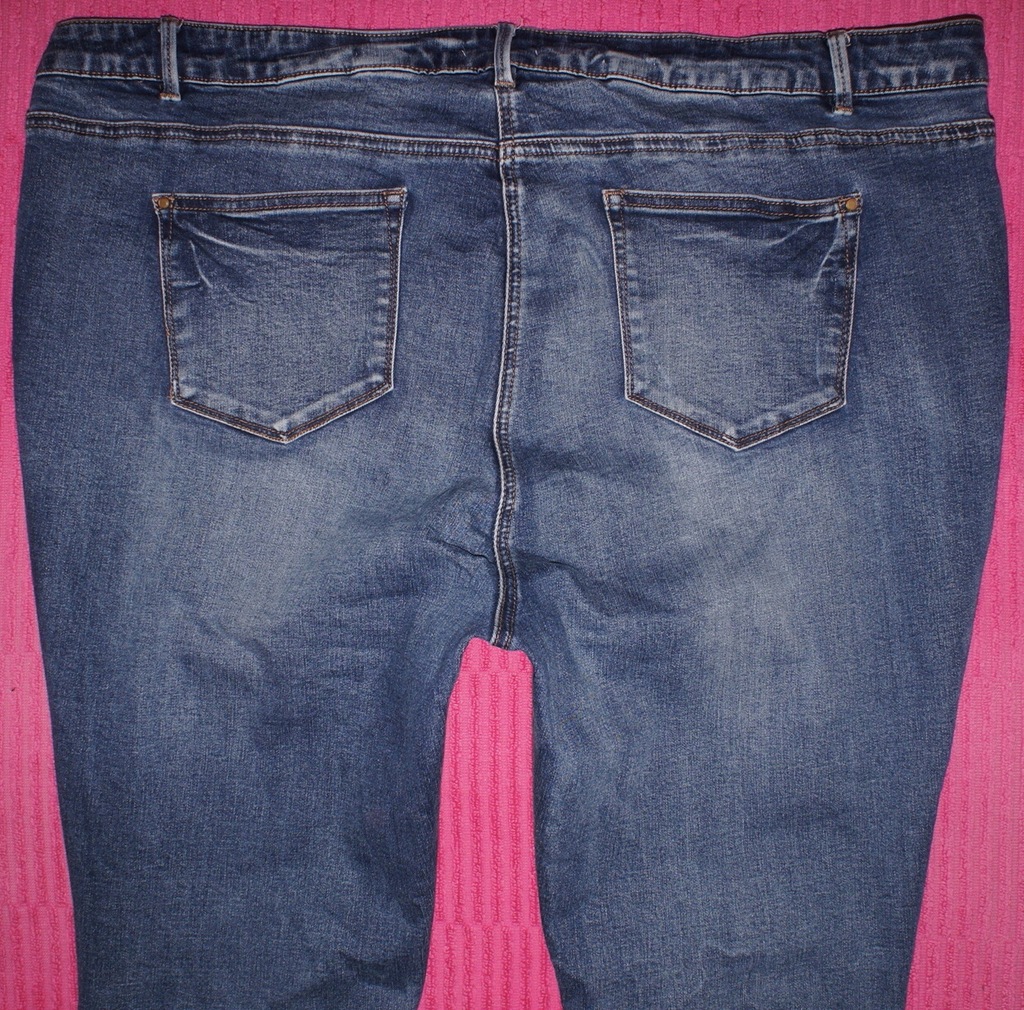 PAPAYA CURVE JEANSY RURKI WYŻSZY STAN 5254 L30 7710797738