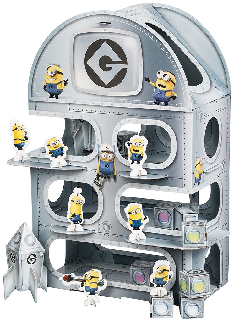 Minionki Duży Dom Domek do złożenia +postacie +akc