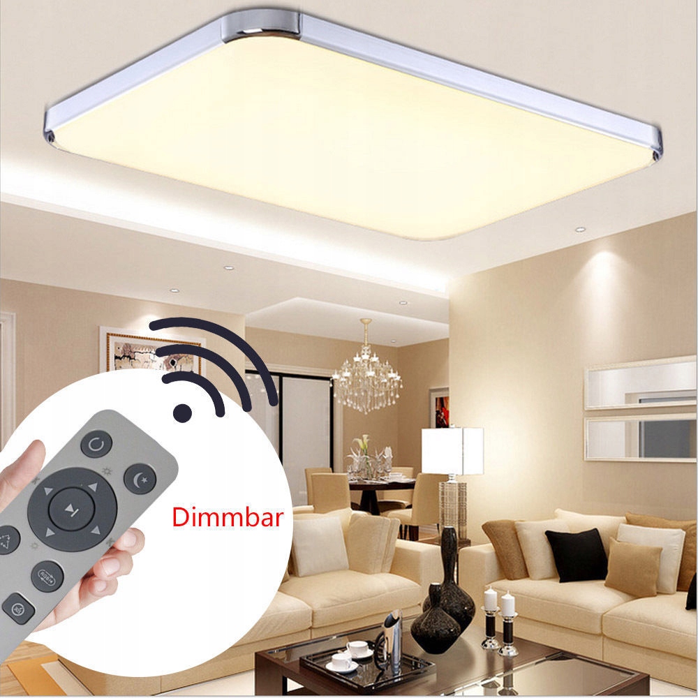 PLAFON LAMPA SUFITOWA 64W LED REGULACJA PANEL LED