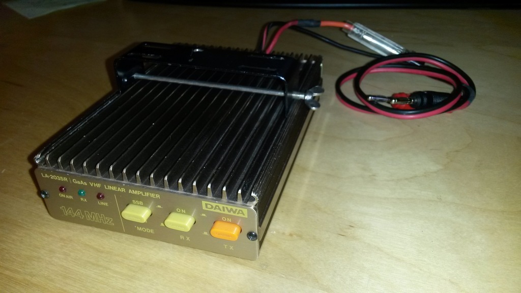 DAIWA UHF LINEAR AMPLIFIER 本体 Daiwa DAIWA linear amplifier LA-2065R 144MHz GaAs VHF LINEAR