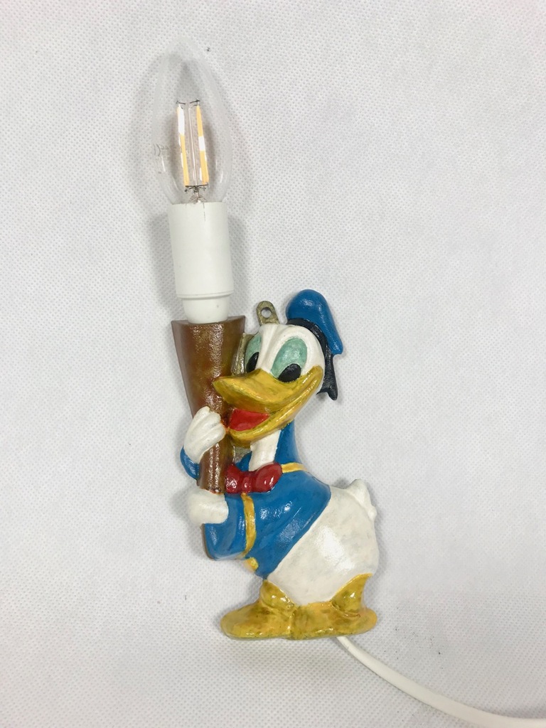 Lampka kinkiet Kaczor Donald DESIGN vintage