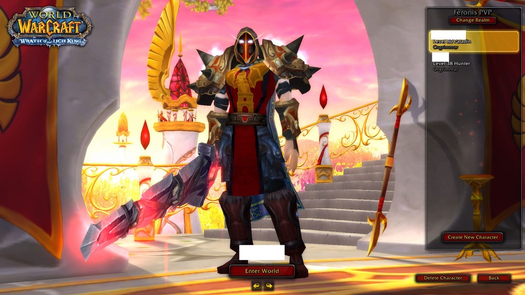 WOW SUNWELL FERONIS 80 Paladin 4.8PROT/4.8RETRI